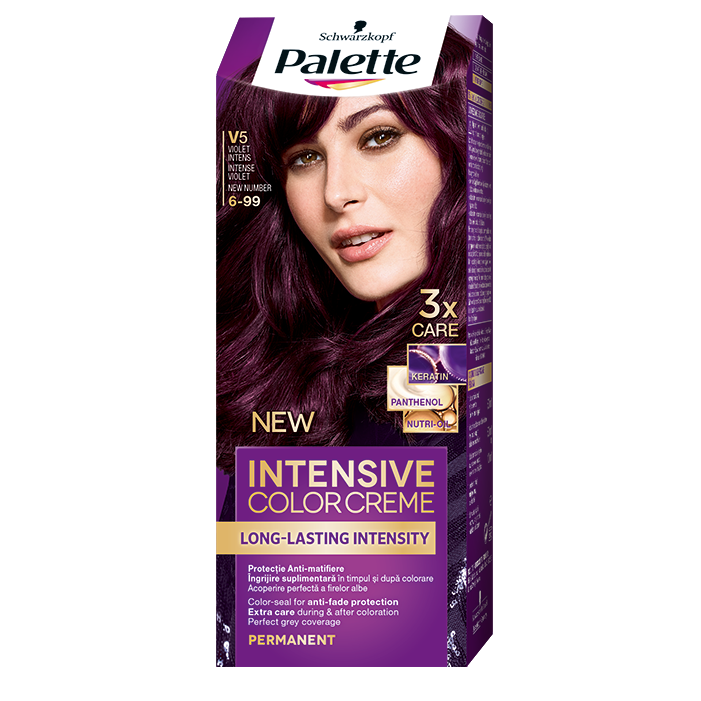 Vopsea de par permanenta Palette Intensive Color Creme V5 (6-99) Violet intens