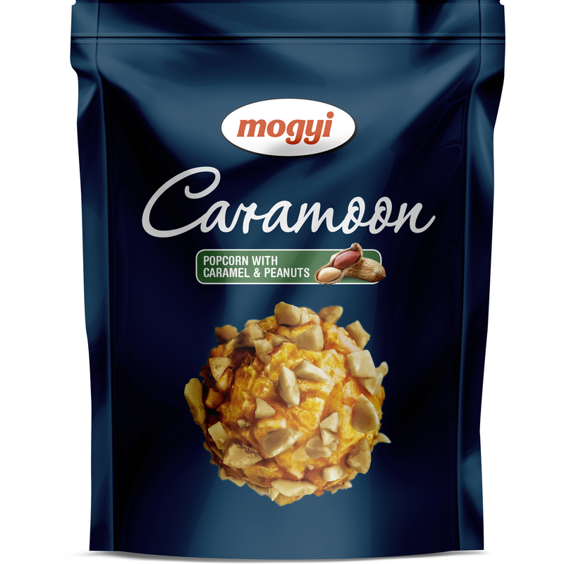 Mogyi Caramoon Popcorn cu aroma de Arahide si Caramel, 70g