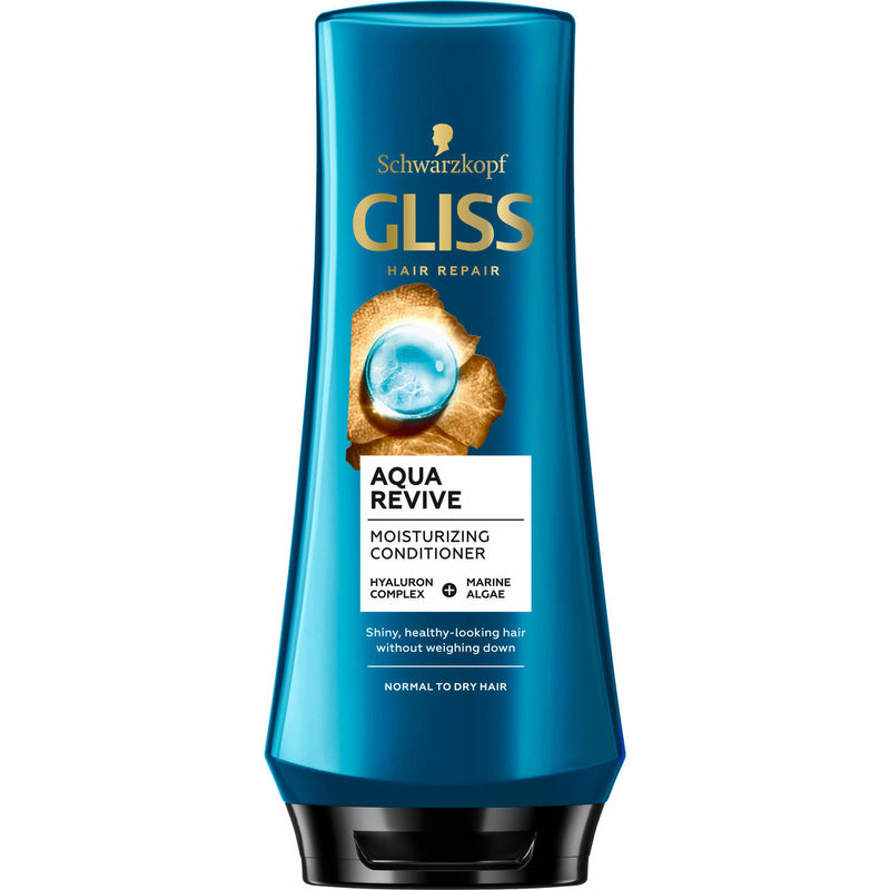 Balsam Gliss Aqua Revive pentru par normal sau uscat, 200 ml