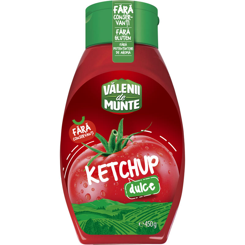 Valenii de Munte Ketchup Dulce, 450g