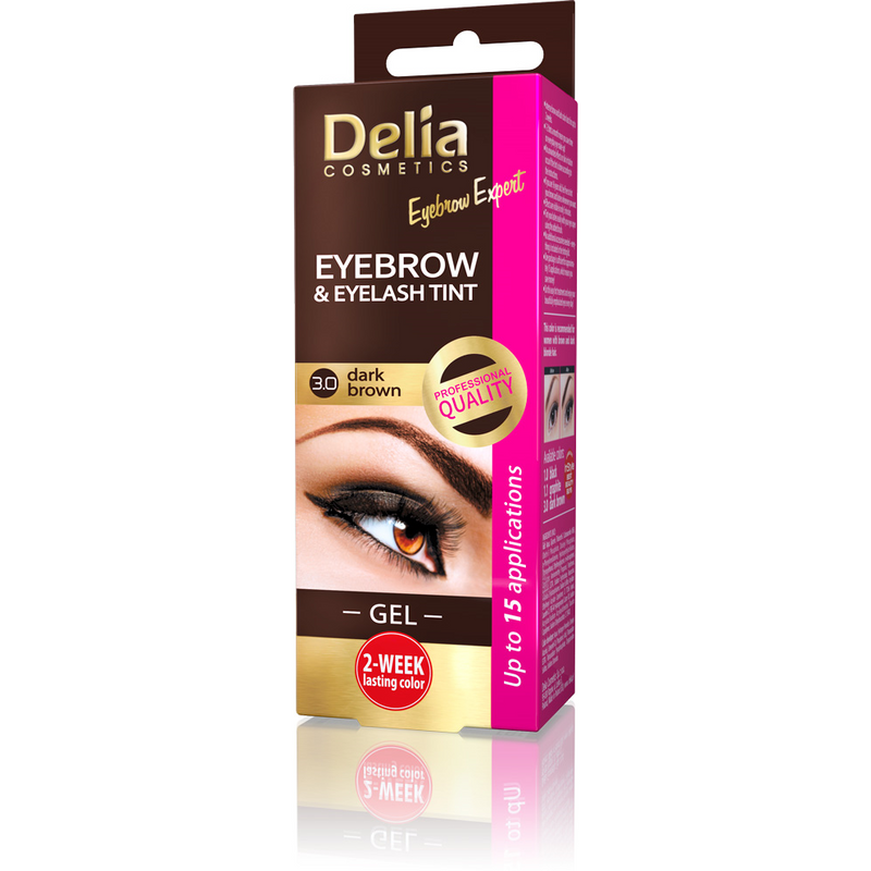 Delia gel gene spranc dark brown 3.0, 15 ml