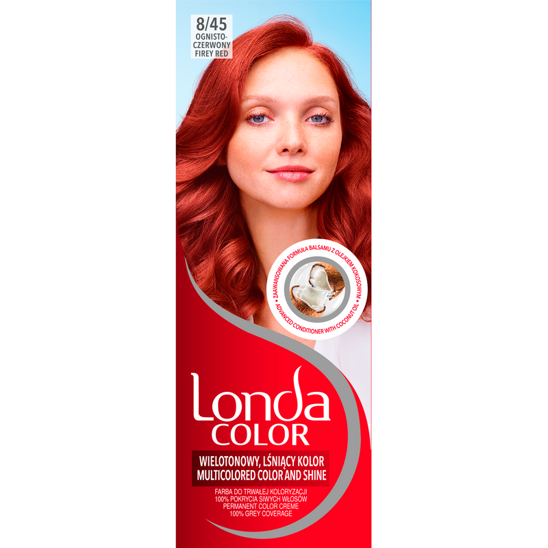 Londa 8/45 rosu ca focul (firey red)