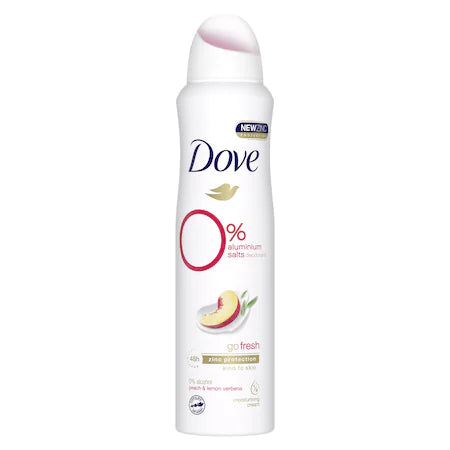 Deodorant spray Dove AluFree Peach Lemon, 150 ml