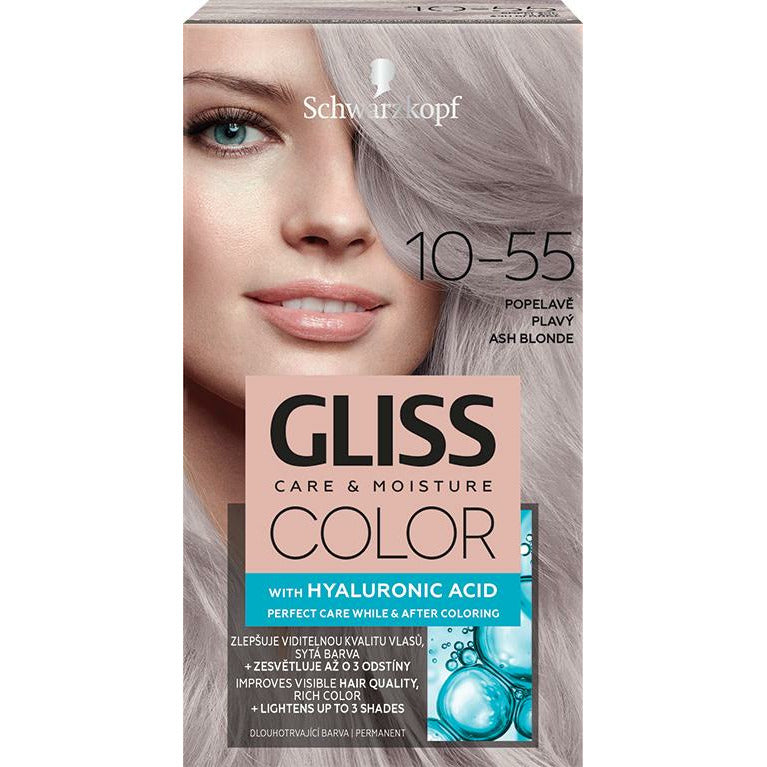 Gliss Color 10-55 Blond platinat ultra deschis vopsea par