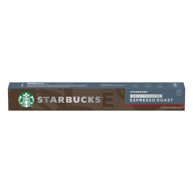 Starbucks Decaffeinated Espresso Roast by Nespresso, capsule cafea, prajire intensa, cutie cu 10 capsule., 57g