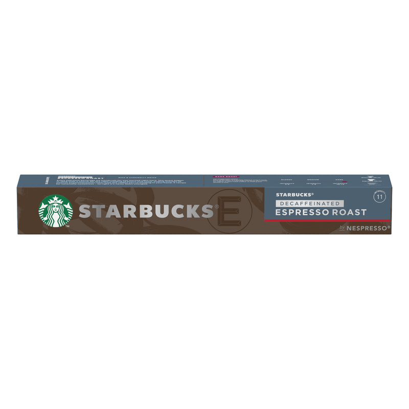 Starbucks Decaffeinated Espresso Roast by Nespresso, capsule cafea, prajire intensa, cutie cu 10 capsule., 57g