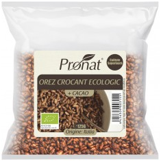 Orez expandat crocant cu cacao, bio, 125 g