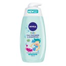 NIVEA Kids Mar 2 shower gel and shampoo, 1 ml