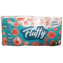 Fluffy toilet paper, 8 rolls / set, 3 layers