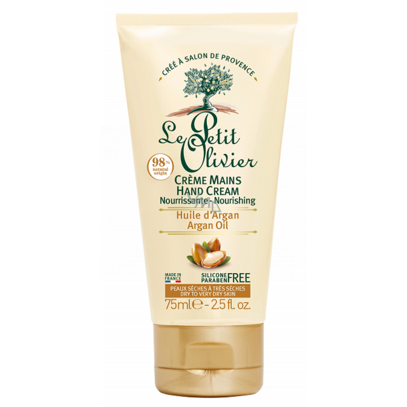 LE PETIT OLIVIER Crema hidratanta pentru maini cu ulei de argan,75ml