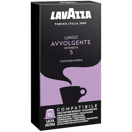 LAVAZZA Lungo Avvolgente 10 capsule, 55G