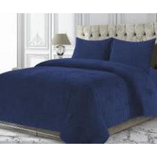 Set Cuvertura catifea King Size Ocean
