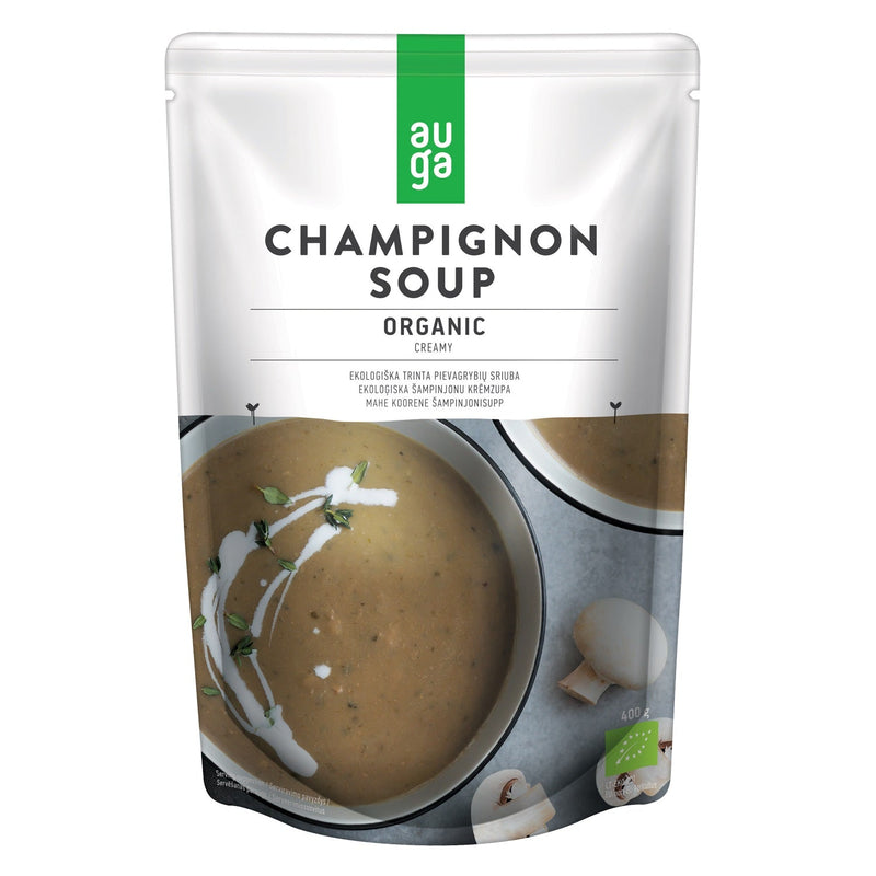 Auga supa crema de ciuperci bio, 400g