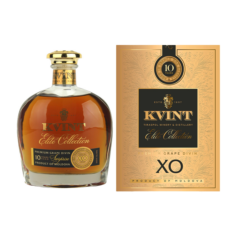 Kvint XO 10 ani 0,5l - gift box