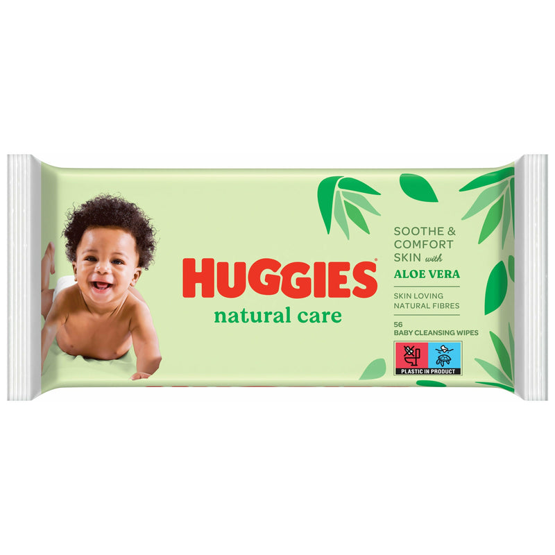 Servetele umede Huggies Natural Care 56 buc