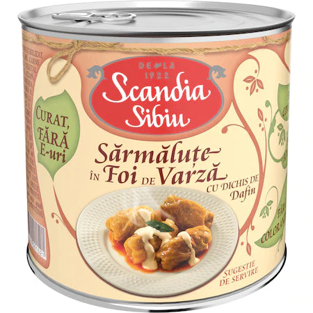 Scandia Sibiu Sarmalute in foi de varza cu dichis de dafin, 400g