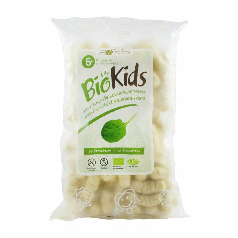 BioKids Pufuleti BIO cu spanac, 55 g