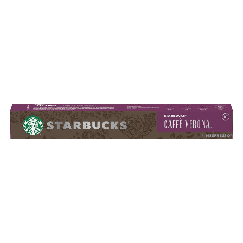 Starbucks Caffe Verona by Nespresso, capsule cafea, prajire intensa, cutie cu 10 capsule, 55g