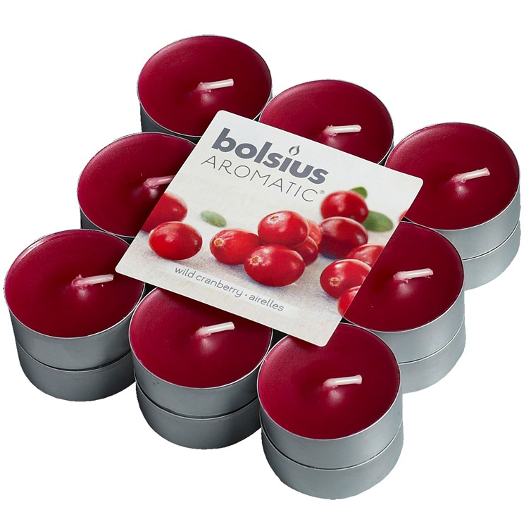 Lumanari pastile fructe padure 18 bucati /set
