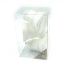 Set 3 clopotei 10mm albi decor margele