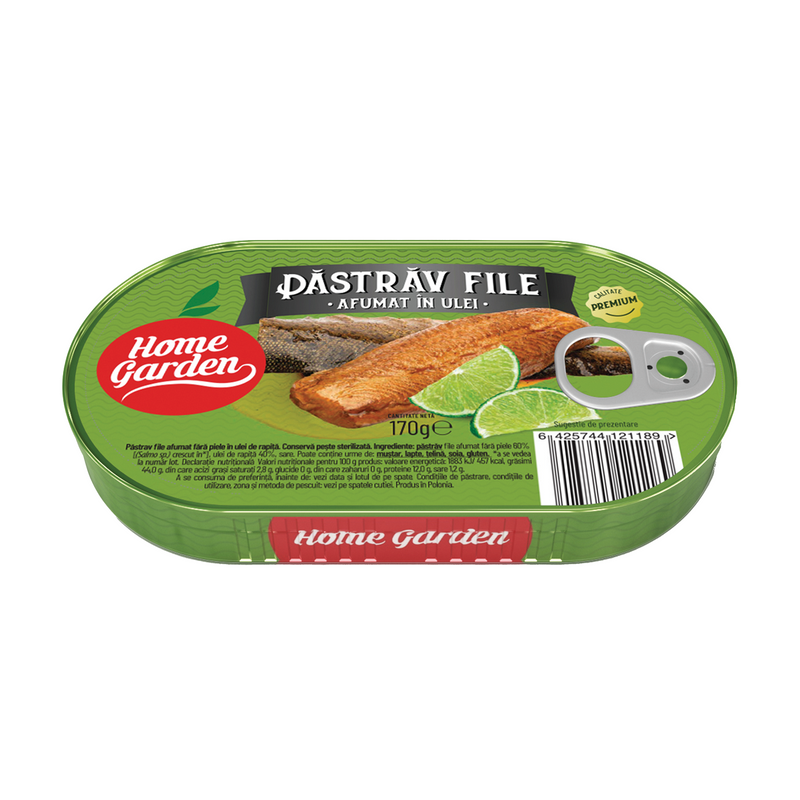 Home Garden pastrav file afumat, 170g