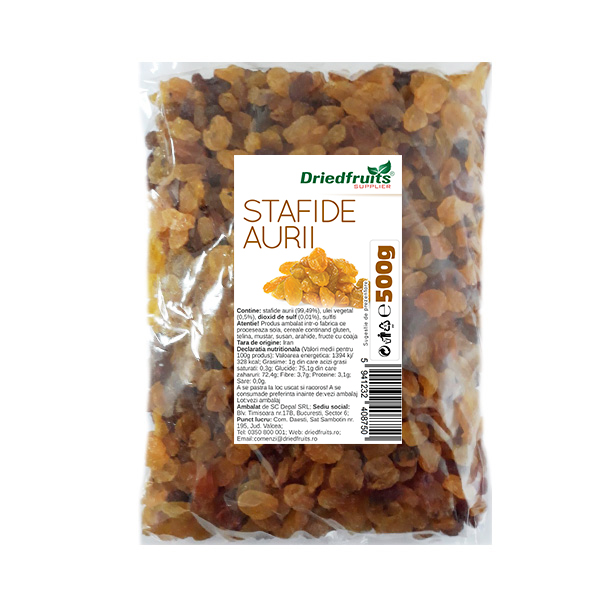 Stafide aurii 500g, Orchard