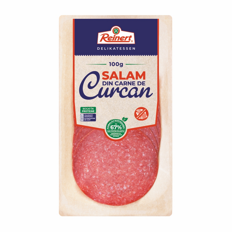 Reinert Salam premium cu carne de curcan 100g