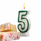 Anniversary candle, number 5