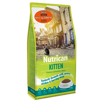 Hrana uscata pentru pisici NutriCan Cat Kitten, 10kg