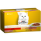 GOURMET GOLD Fleischstücke in Sauce, Nassfutter für Katzen, 4 x 85 g