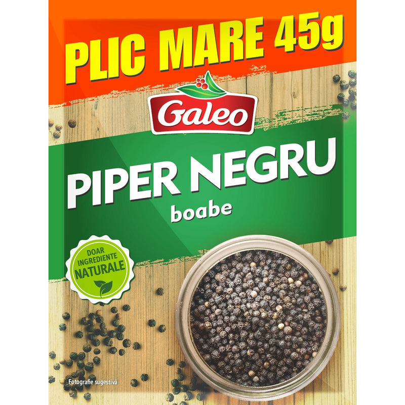 GALEO Piper negru boabe, 45 g