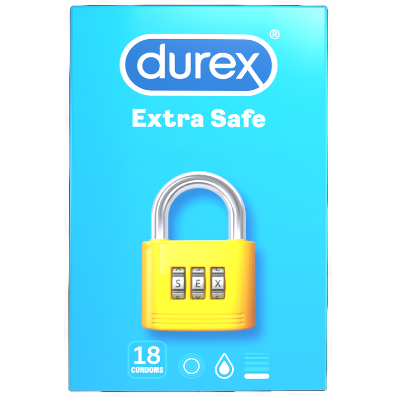 Durex prezervative extra safe, 18 bucati