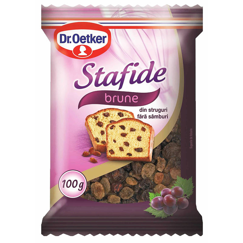 Dr.Oetker Stafide Brune, 100g