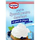 Dr.Oetker praf de spuma pentru deserturi cu gust de frisca light, 45g