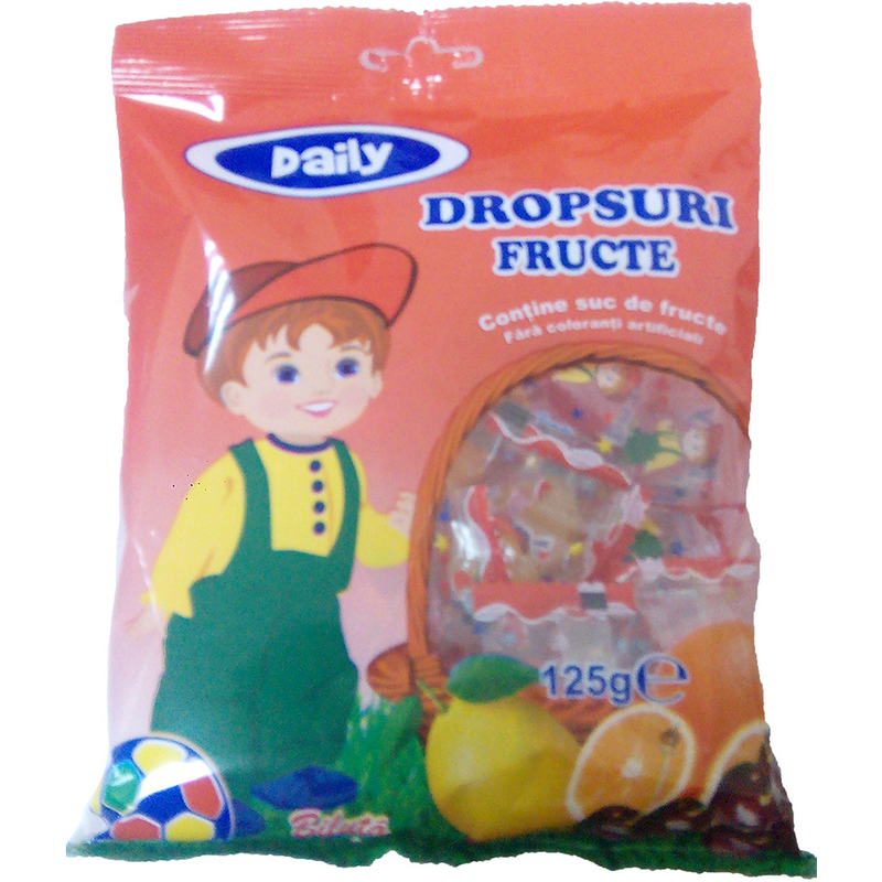Dropsuri fructe, 125 gr