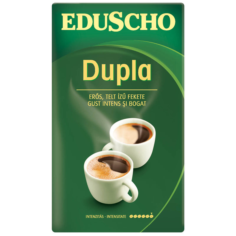 Eduscho Dupla cafea prajita si macinata, 250 g