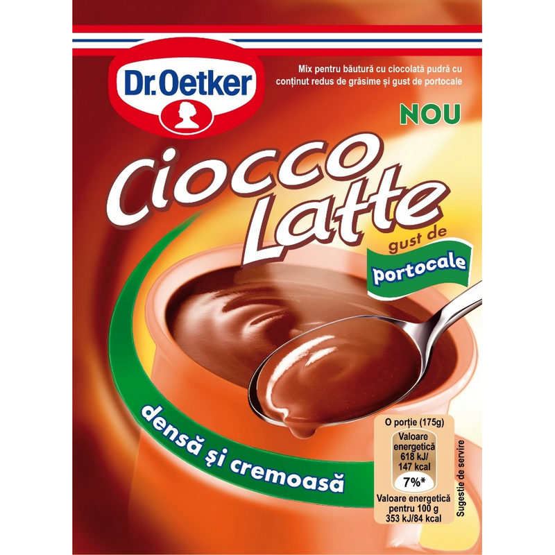 Dr.Oetker ciocco latte portocale, 21 g