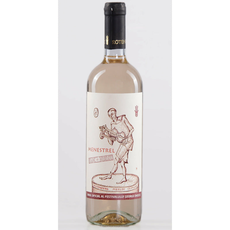 Menestrel Ceptura Blanc de Merlot vin alb sec, 0.75 L