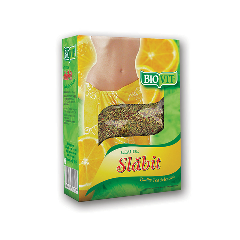 Biovit ceai de slabit cu lamaie, 50 g