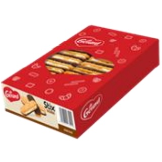 Stix-biscuiti cu crema cu frisca si glazura de ciocolata, 900 gr