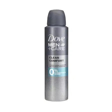Dove Man Clean Comfort cu 0% saruri de aluminiu si 0% alcool, 150 ml