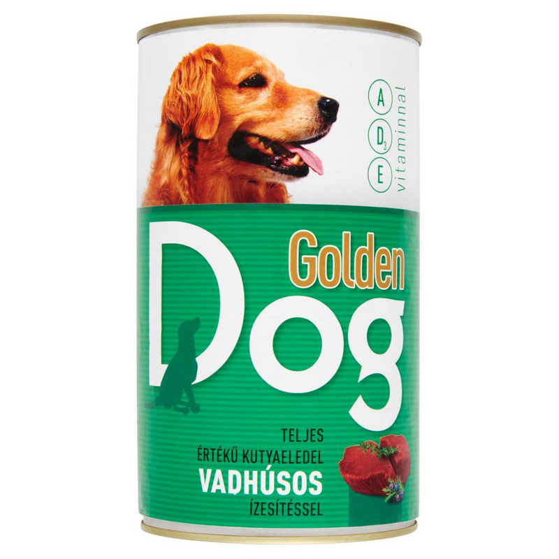 Conserva caini Golden Dog vanat, 415gr