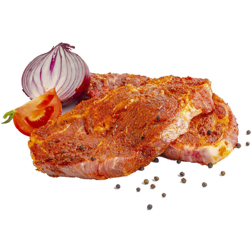 Ceafa de porc cu os, condimentata, per kg