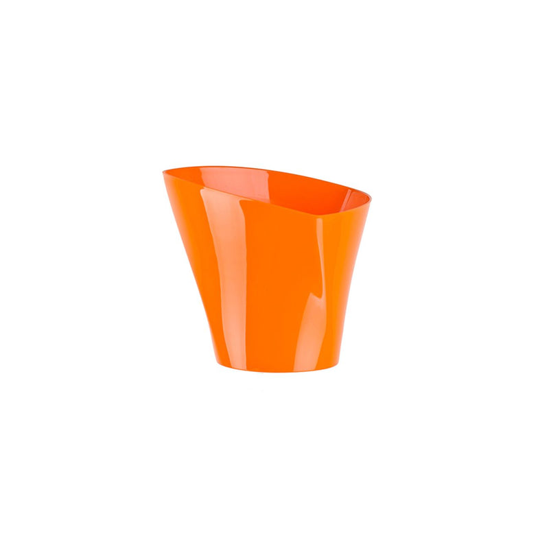 Twister ghiveci plastic portocaliu, 22 cm