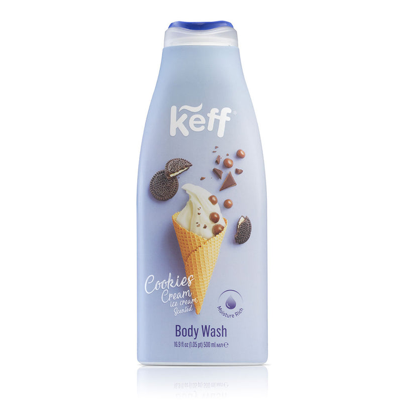 Keff Gel de dus Cookies & Cream, 500ml