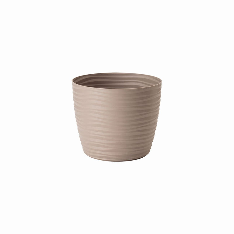 Sahara ghiveci plastic bej, 13 cm