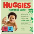 A Huggies Natural Care 2 + 1 nedves törlőkendők ingyen