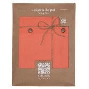 Lenjerie de pat King Size BBC organic 144TC - Coral