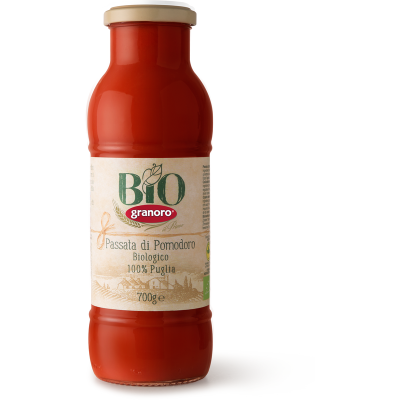 Pasta de rosii ecologica la sticla, 700g, Granoro Eco