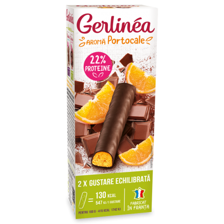 Gerlinea mini pack batoane cioco-portocale, 62g